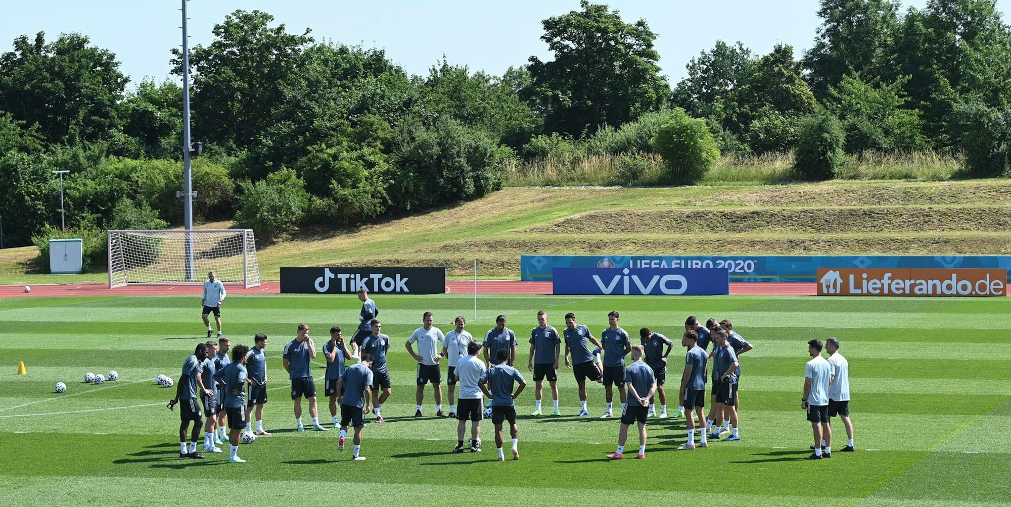 Training der deutschen Mannschaft
