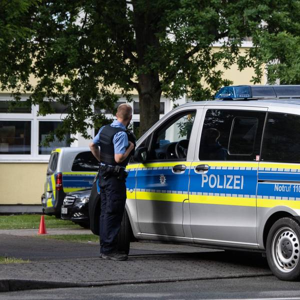 Polizeiwagen Straße