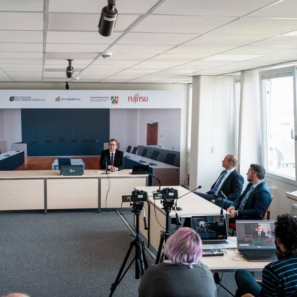 elektronischer Gerichtssaal in Köln