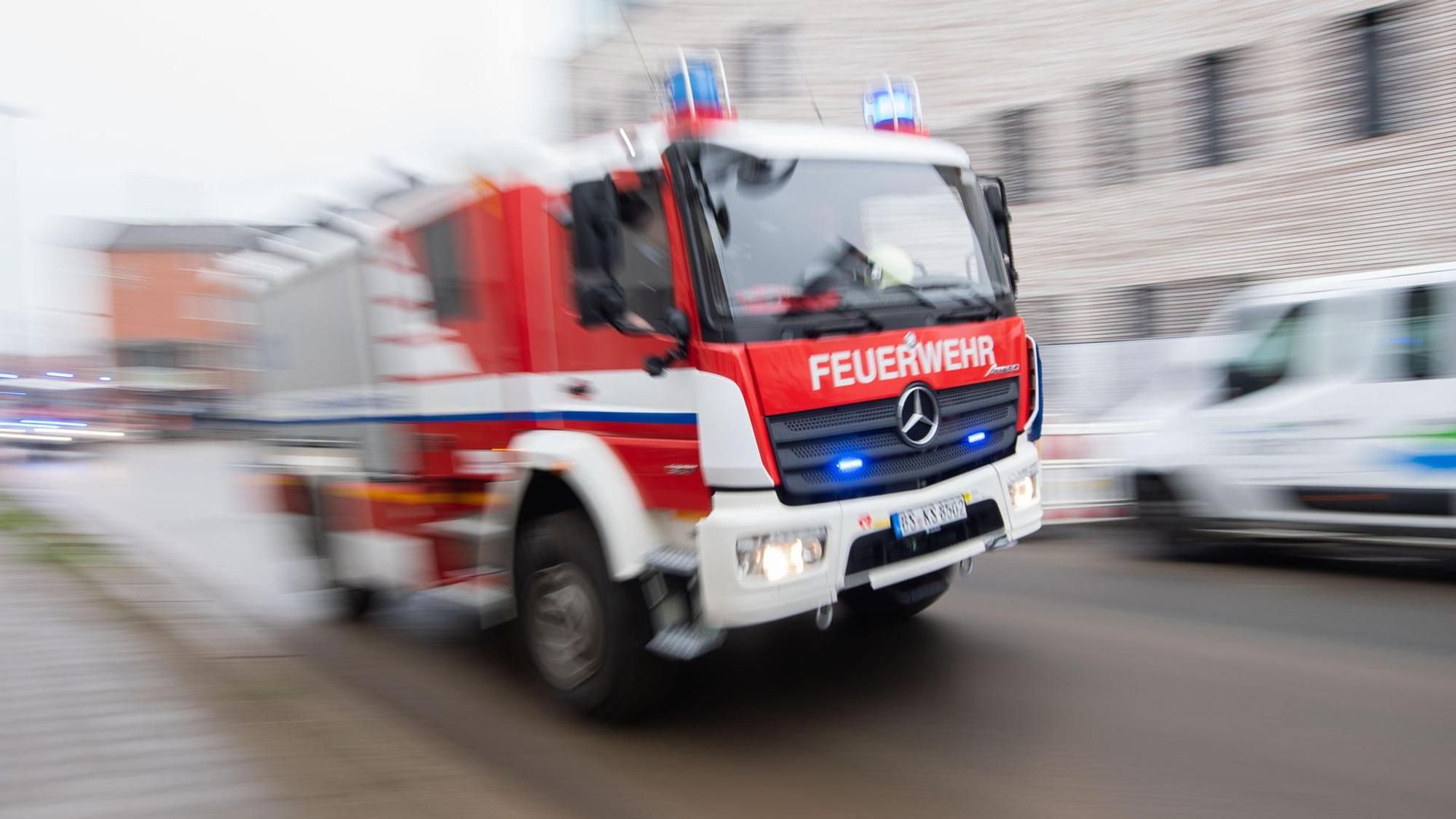 Ein Einsatzwagen der Feuerwehr.