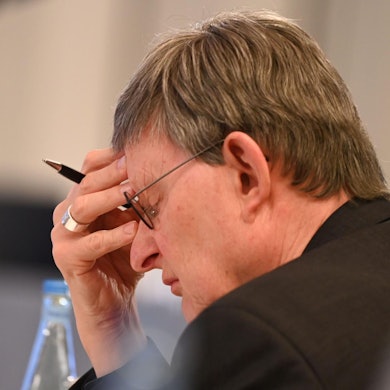 Woelki bei Gutachten Präsentation