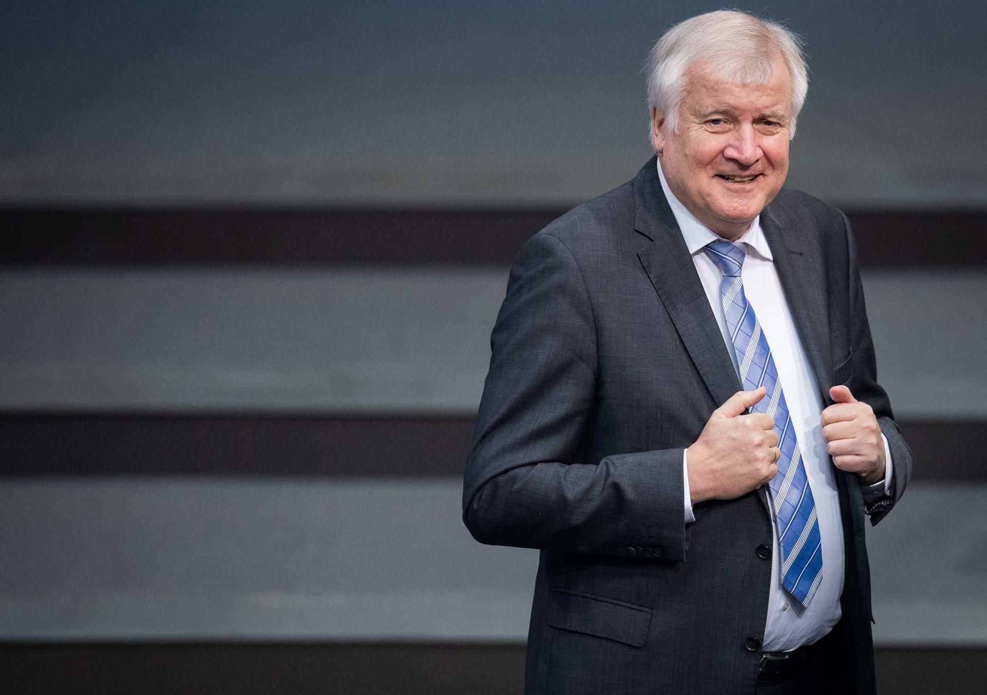 Seehofer Anzug grau