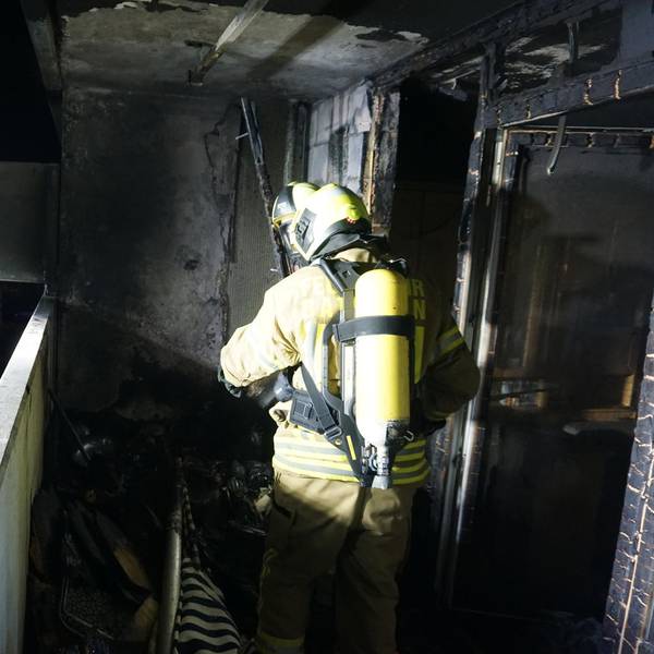 Hochhausbrand Ratingen