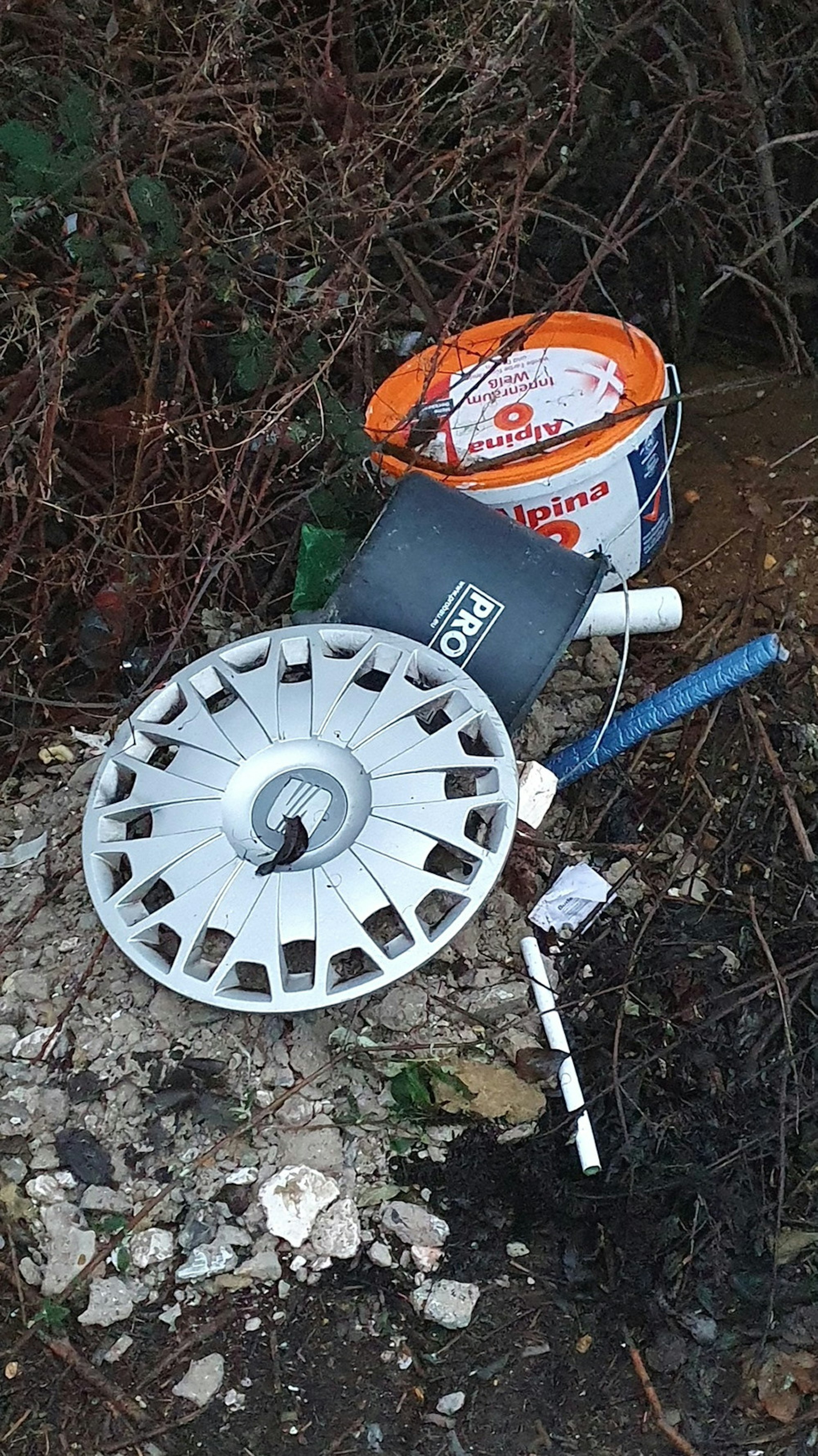 Müll Hermann-Seger-Straße Frechen Detail