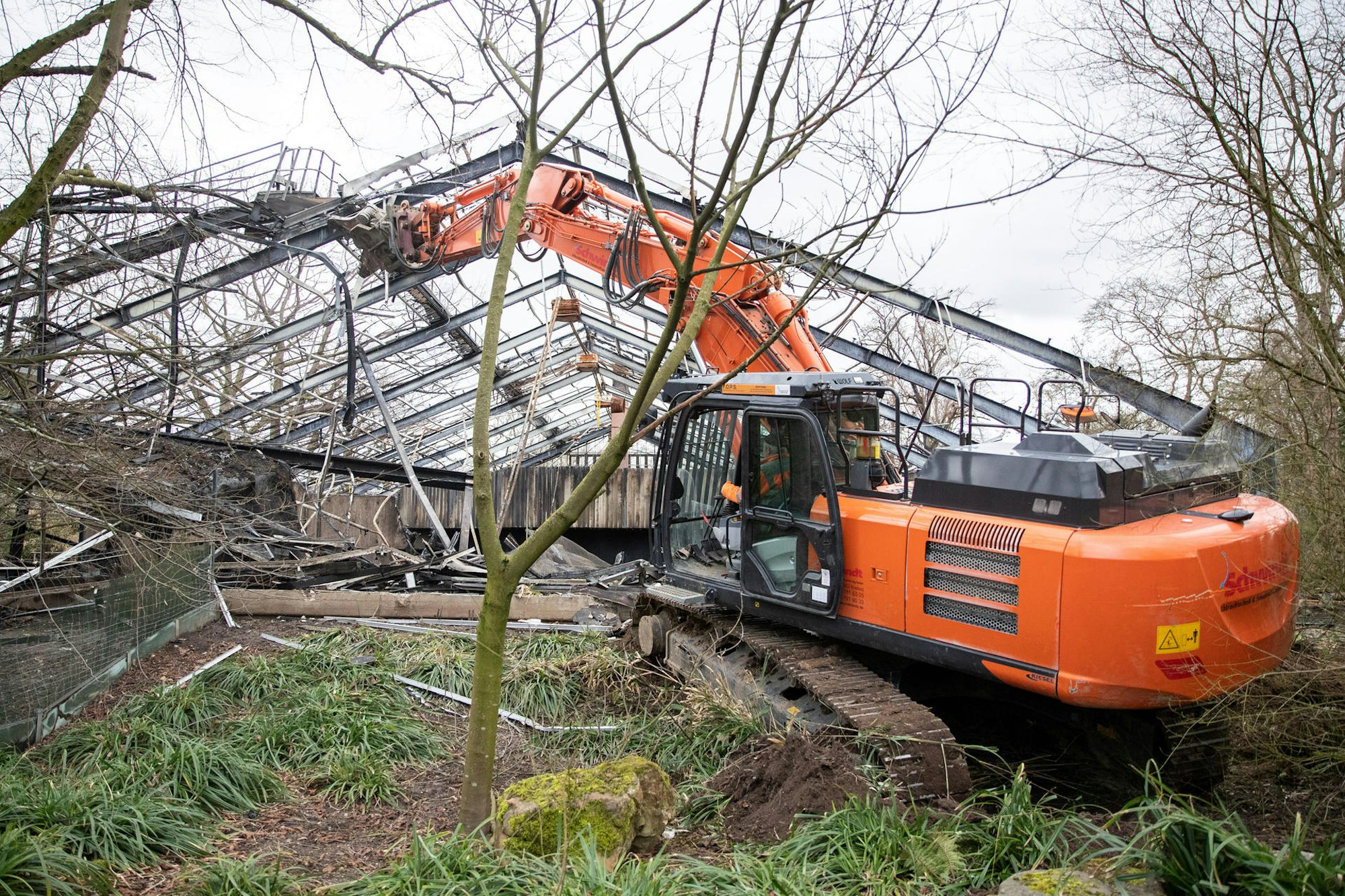 Abrissarbeiten Krefeld