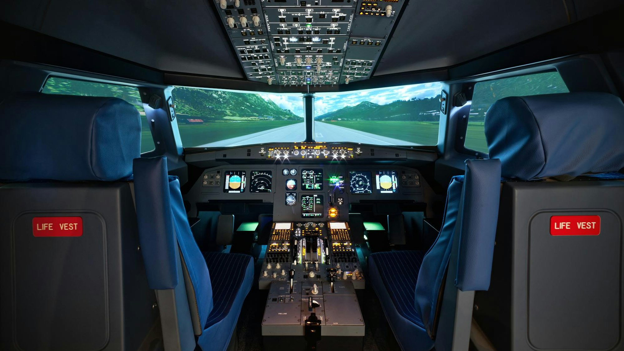 Cockpit Flugsimulator