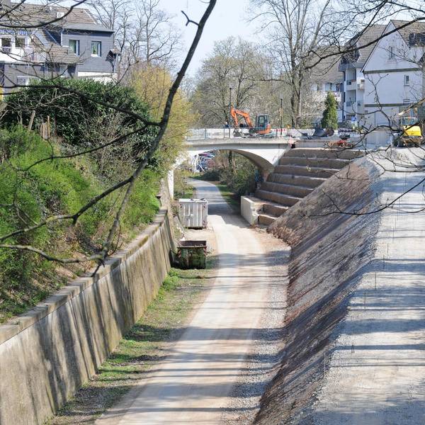 Fahrradrampe Burscheid Balkantrasse