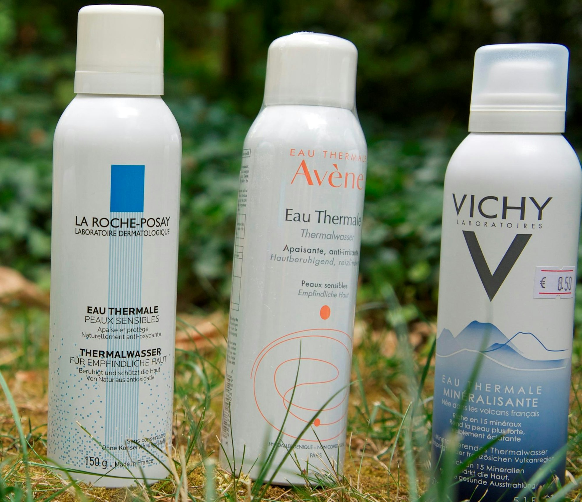 Erfrischungswasser Test Apotheken auf Rasen