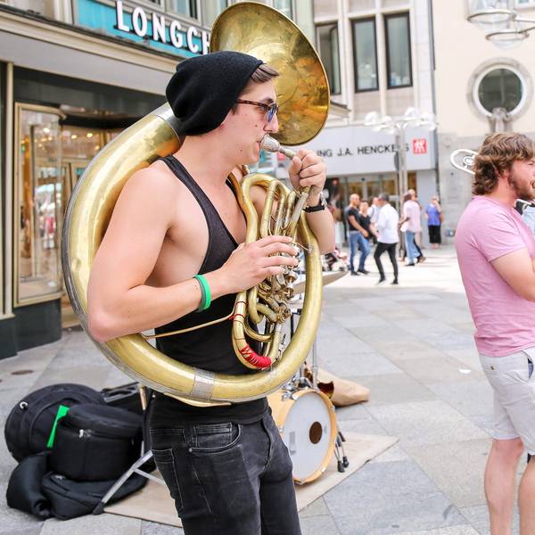Straßenmusik am Dom