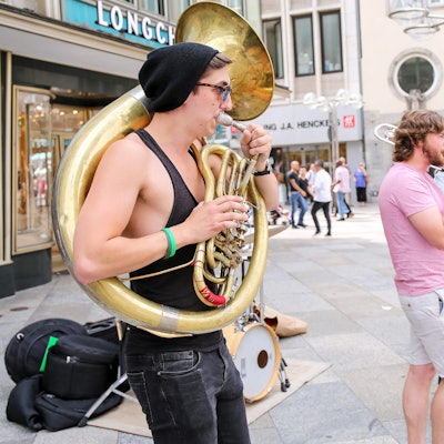 Straßenmusik am Dom