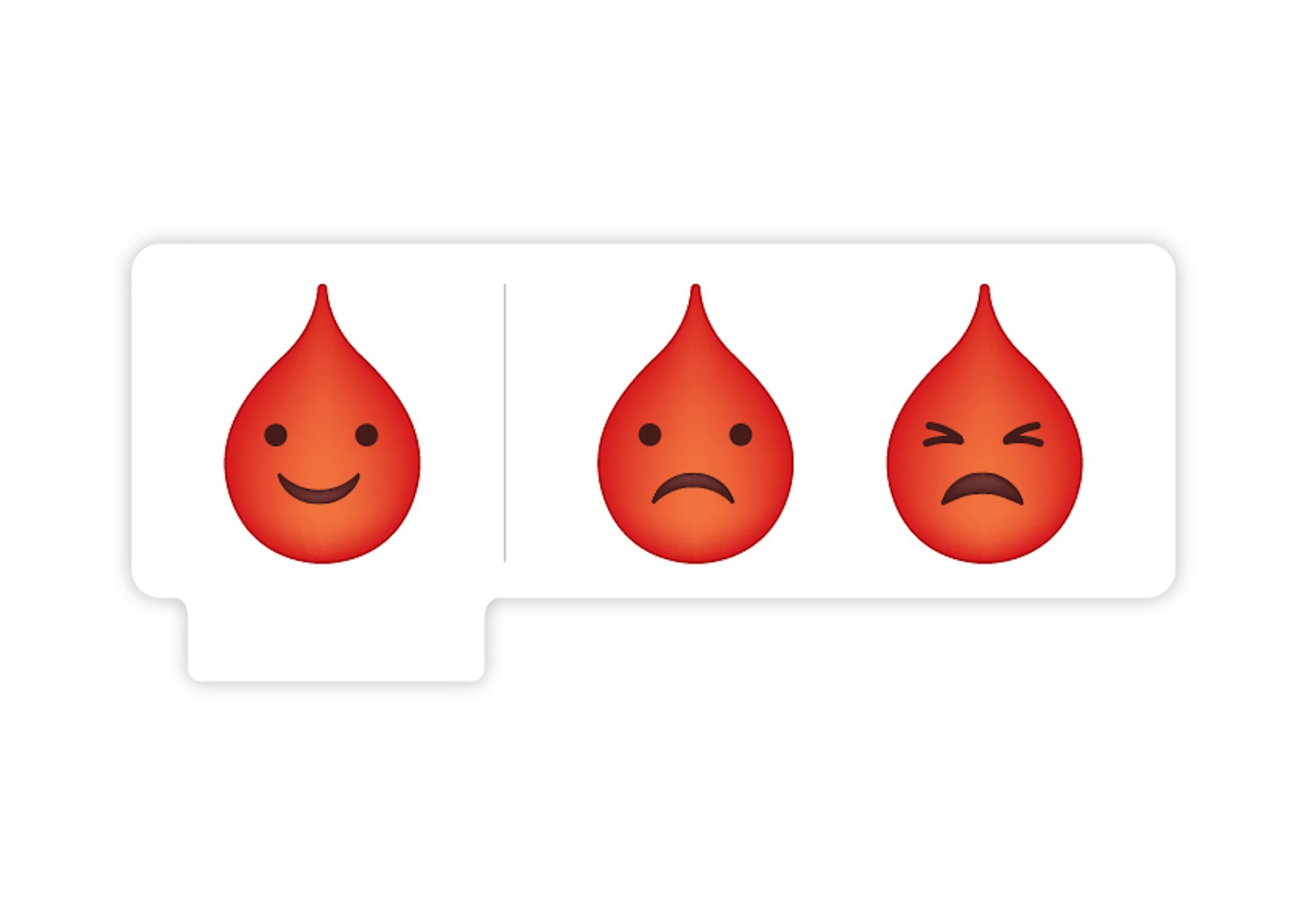 Periode Blood drop emoji