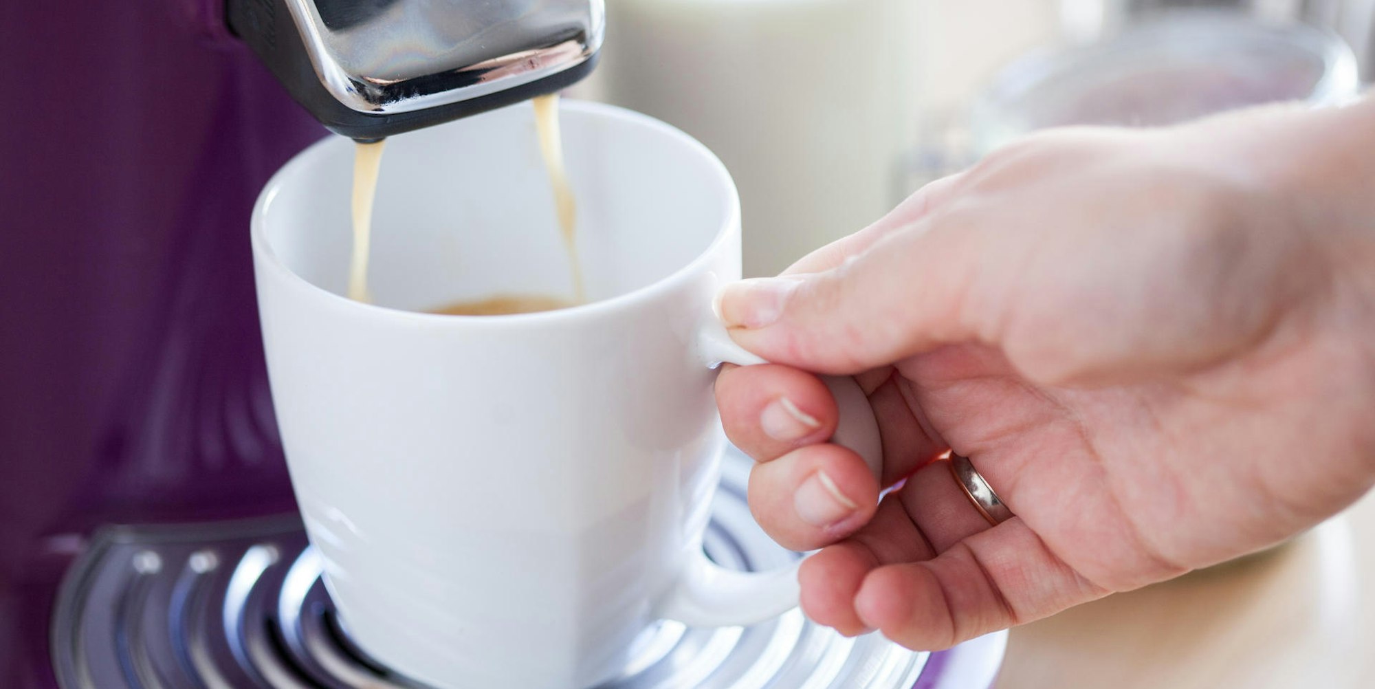 Kaffeeautomat Padmaschine Hygiene dpa