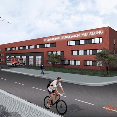 Pläne Feuerwache Wesseling