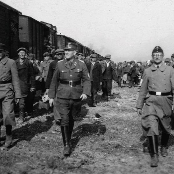 Transport von Zwangsarbeitern