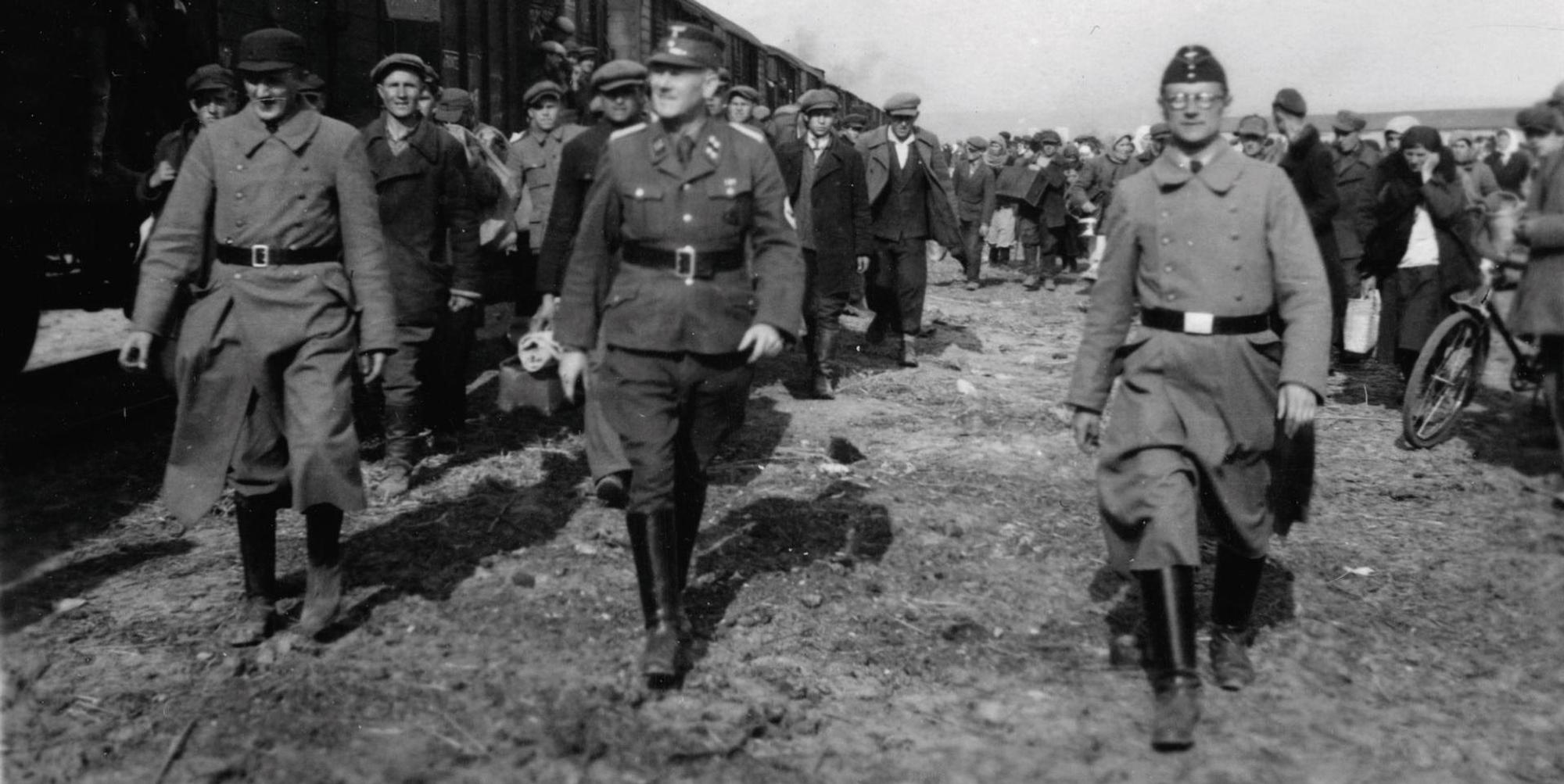 Transport von Zwangsarbeitern