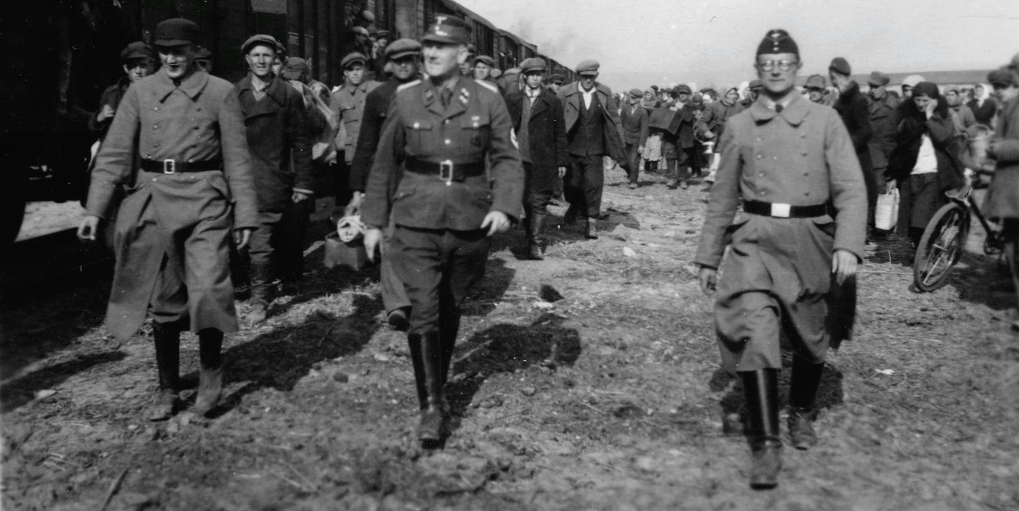 Transport von Zwangsarbeitern