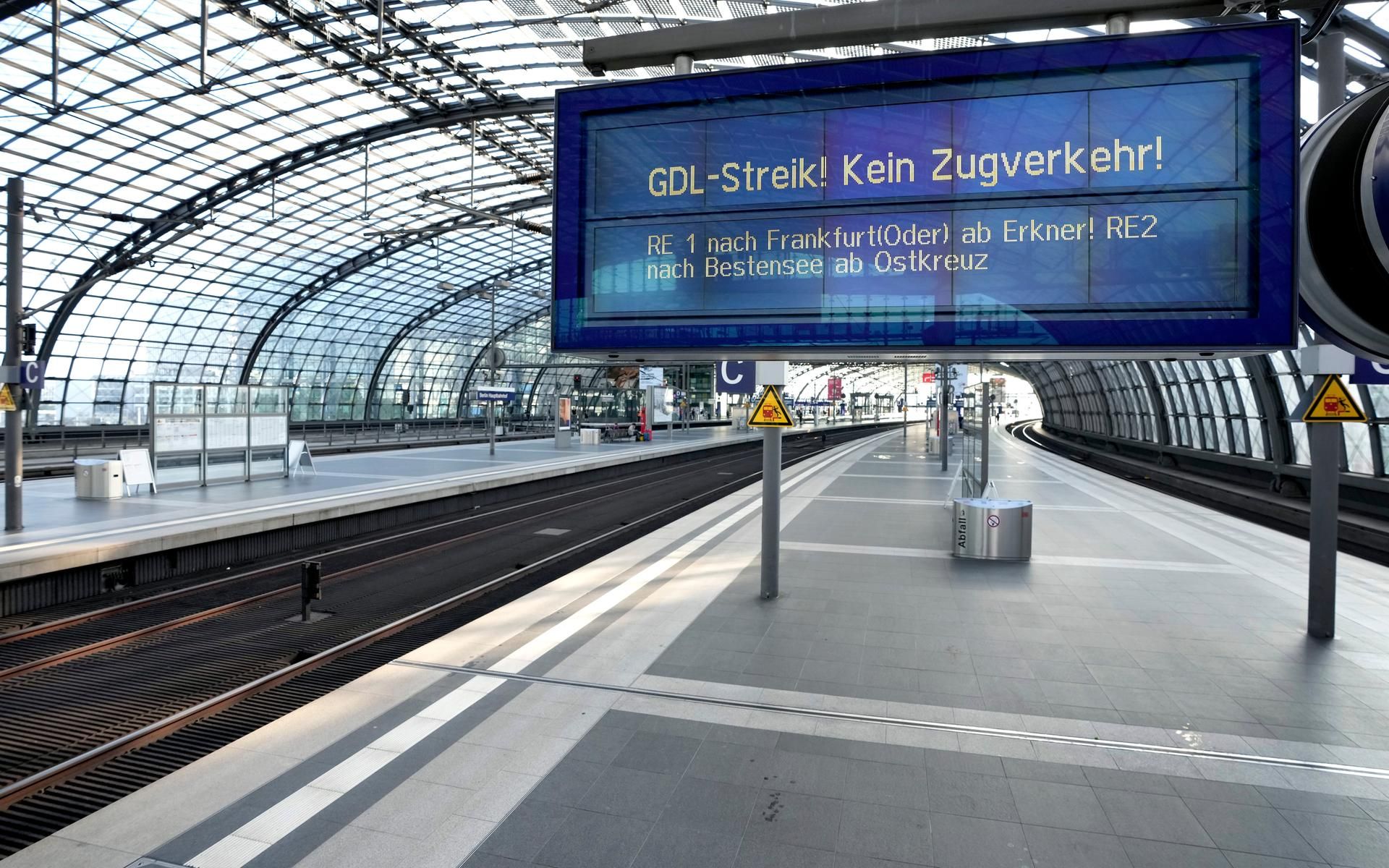GDL Bahnstreik