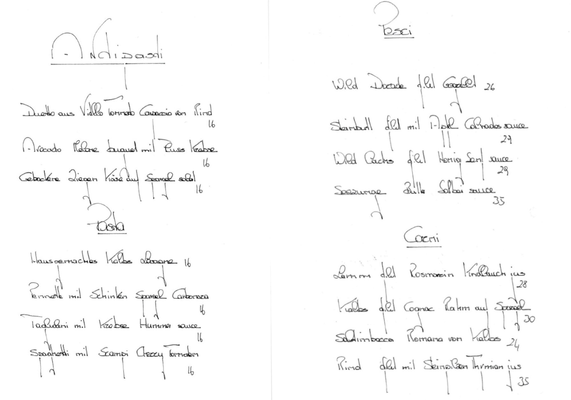 lauschig claudio Speisekarte