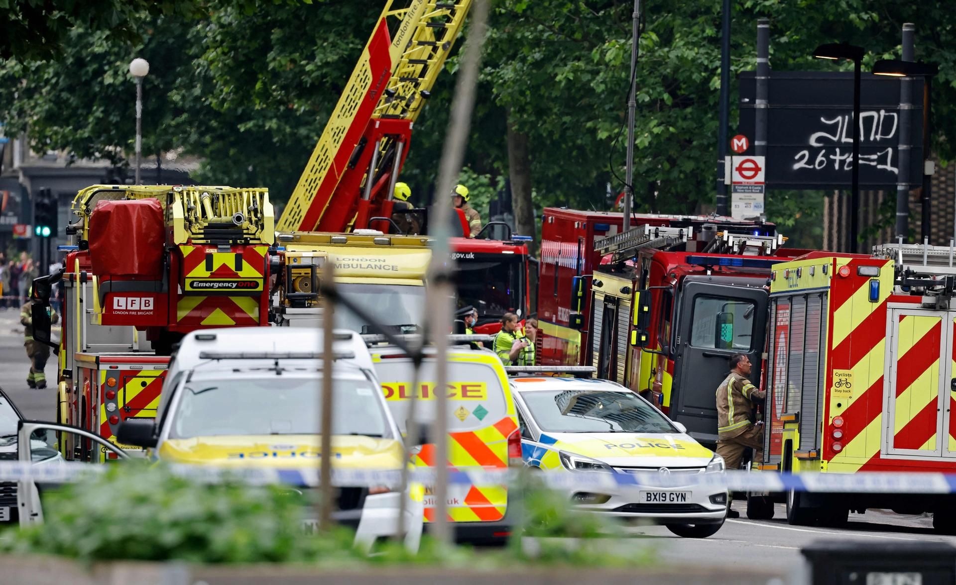 Feuerwehr Großeinsatz in London
