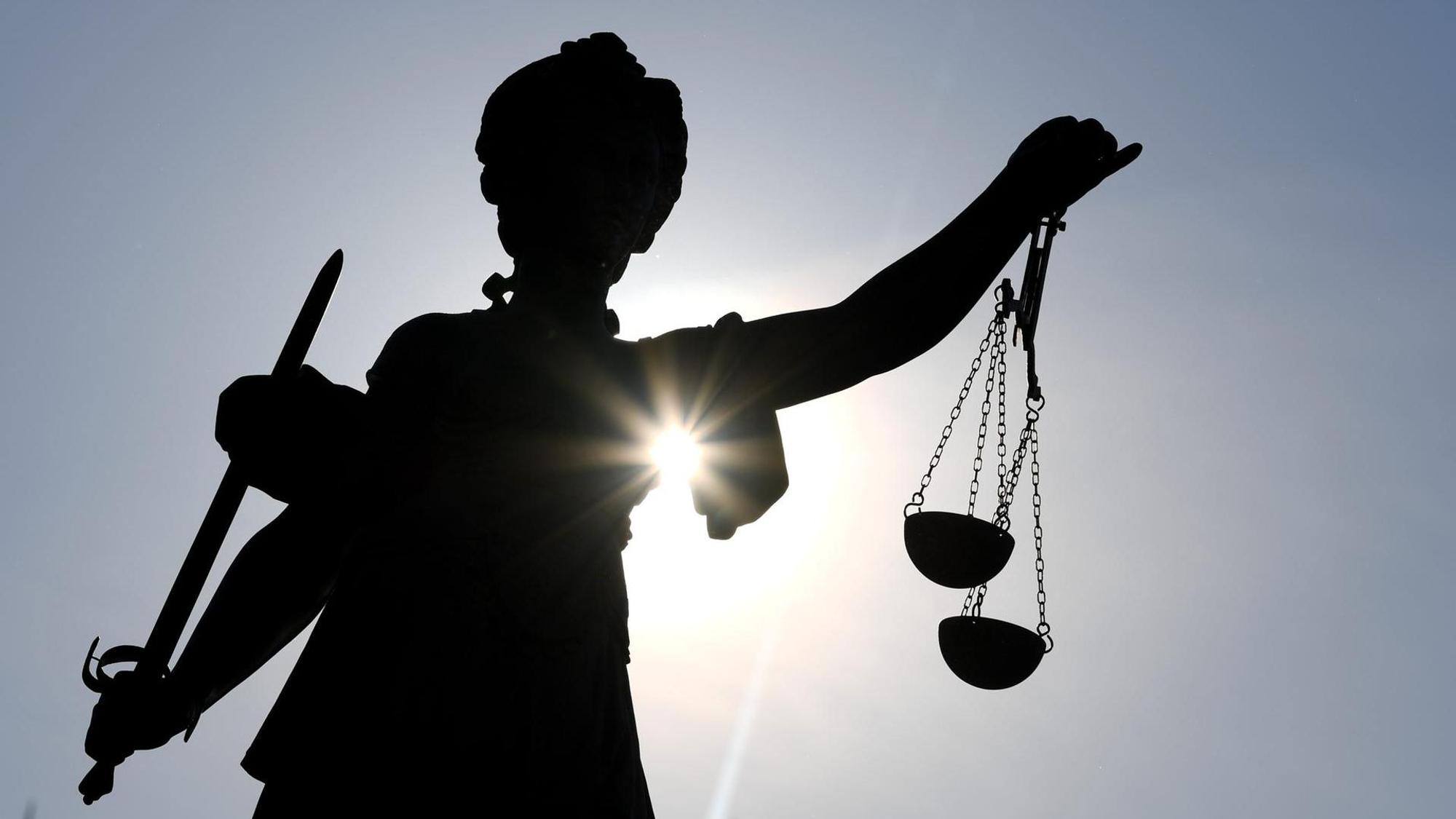 Symbolbild Justitia.