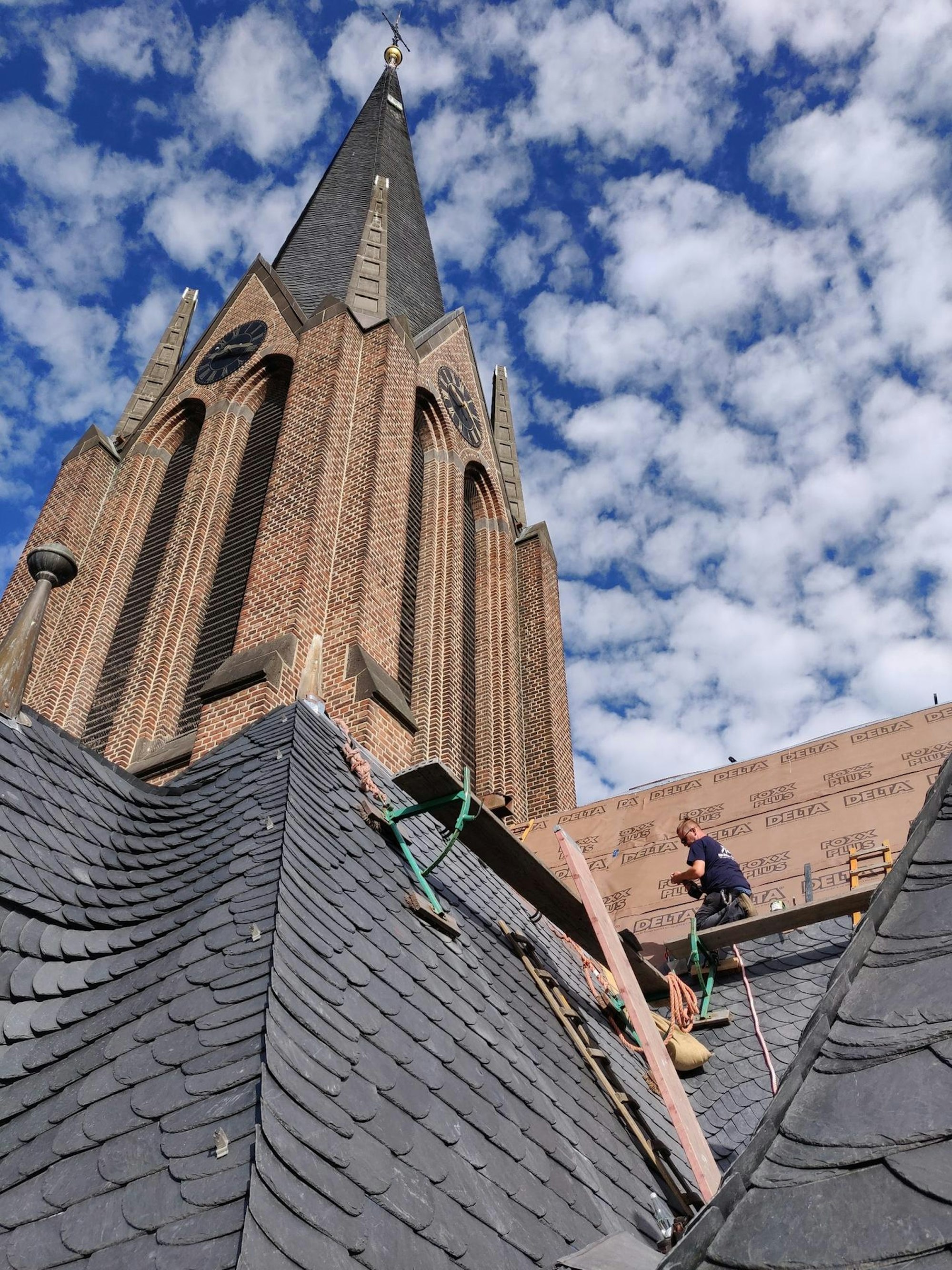 Kirche Baptist Arbeiter mit Turm