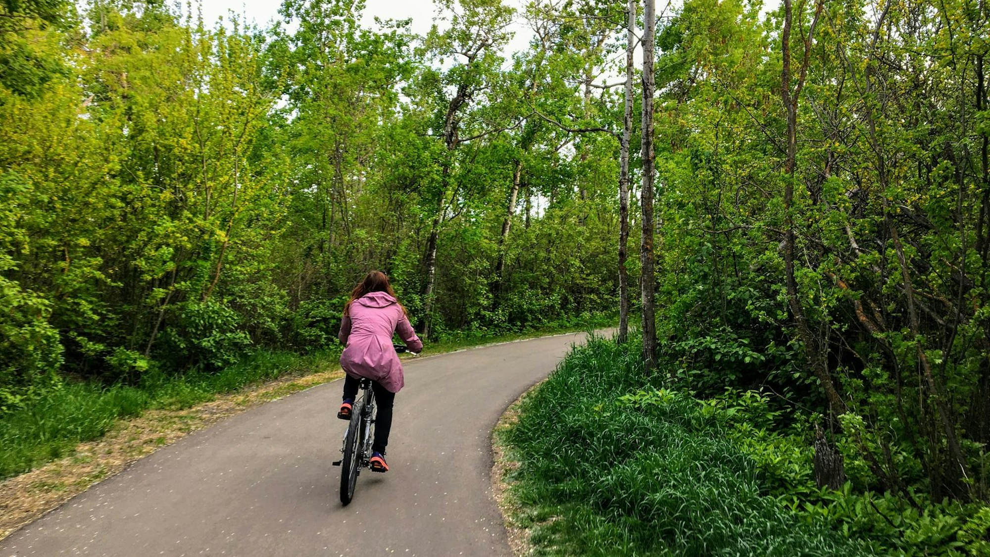 Auf alten Bahntrassen fährt es sich fast ohne Steigung.