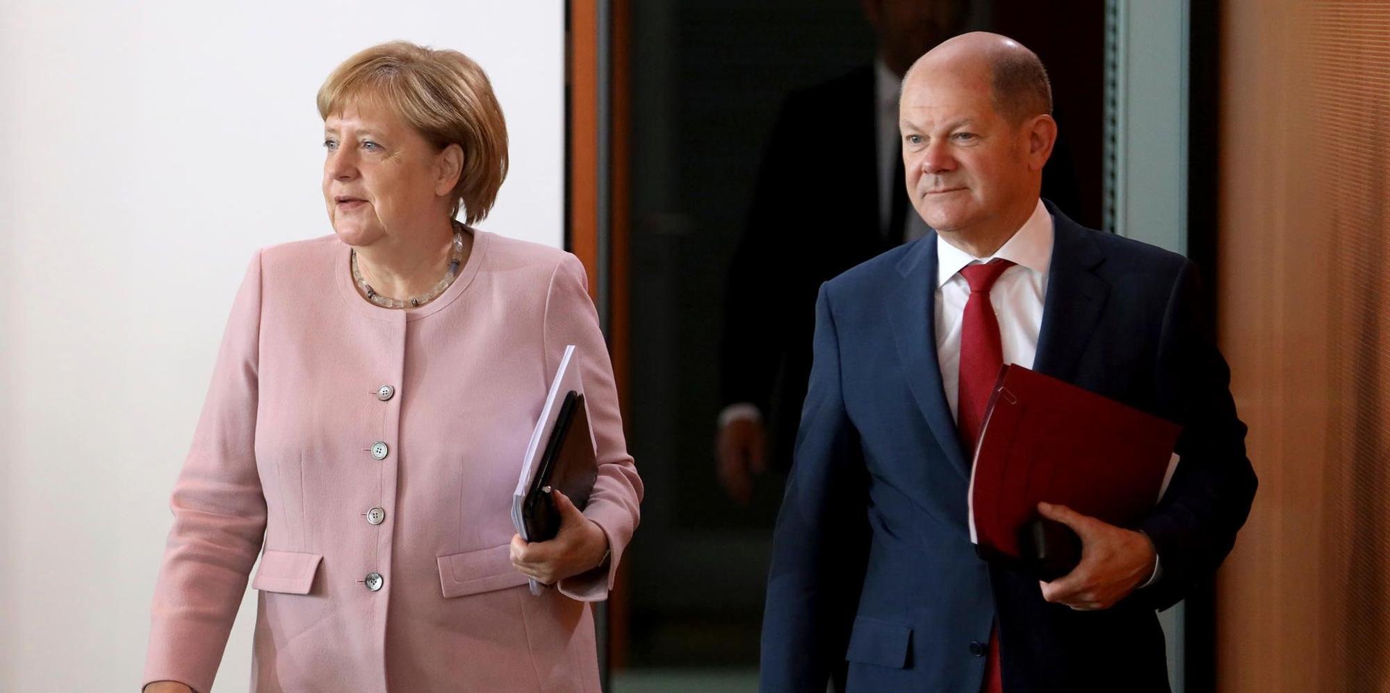 Merkel Scholz dpa neu