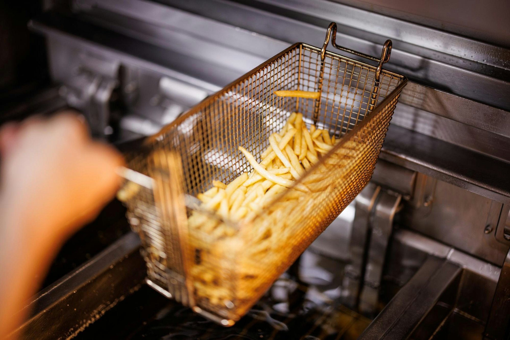 Sonnenblumenöl Friteuse