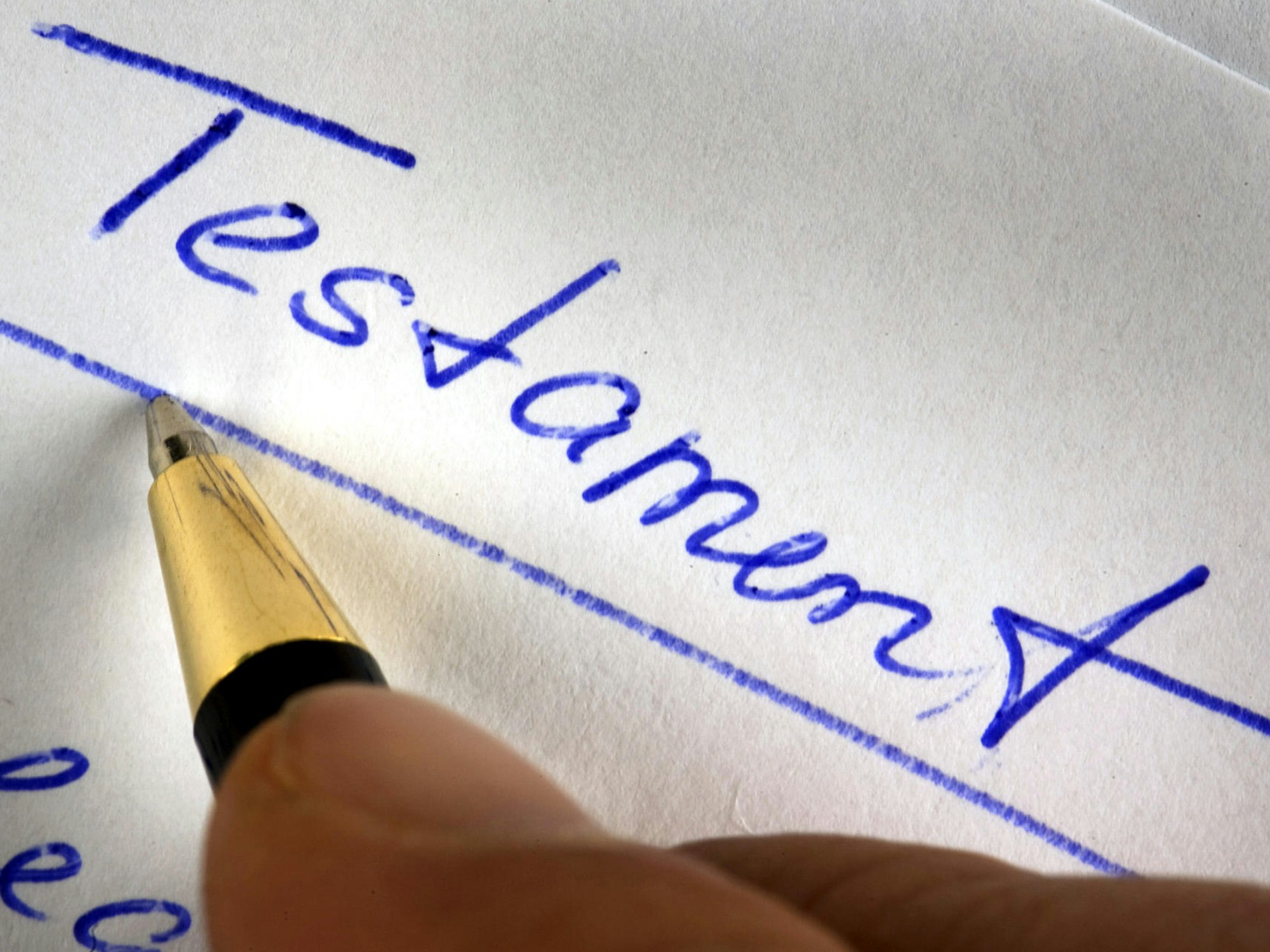 Testament Symbolbild