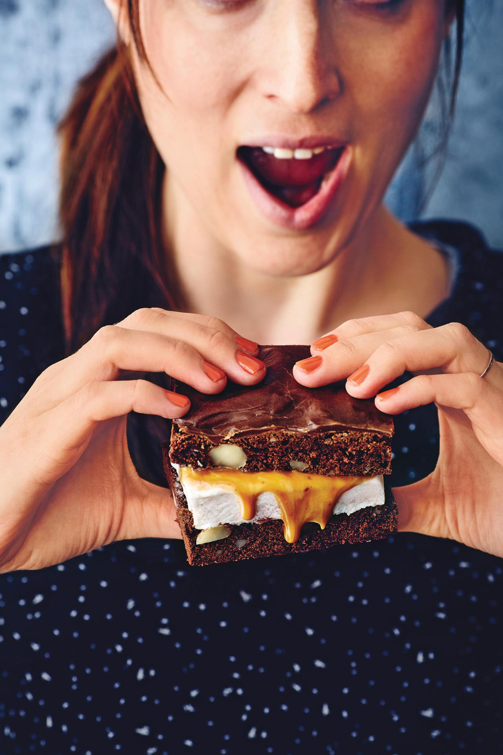 Brownie-Eis