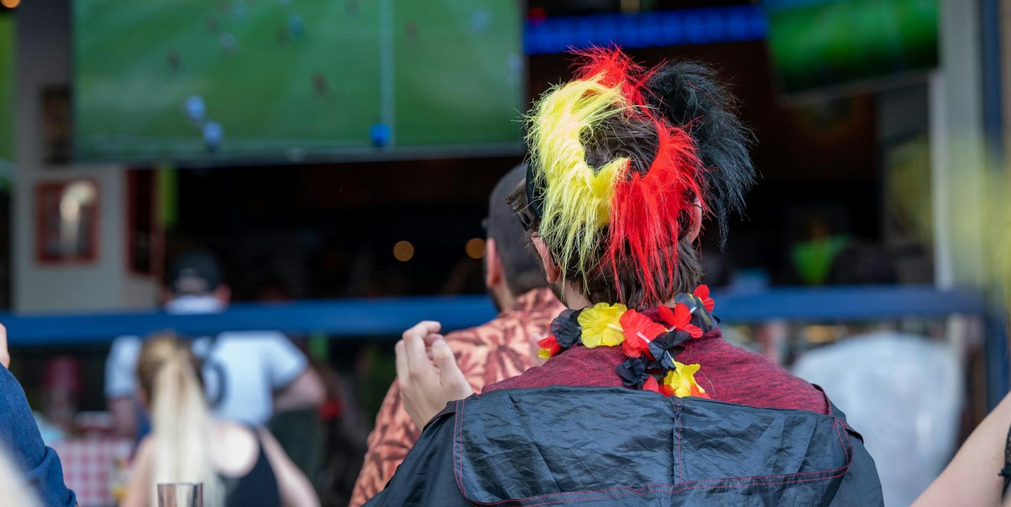 Public Viewing im Joe Camps