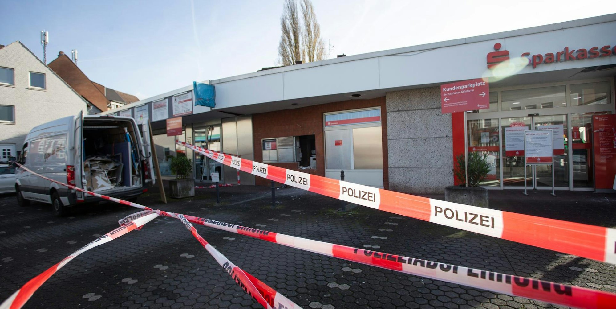 Geldautomatensprengung in Pesch