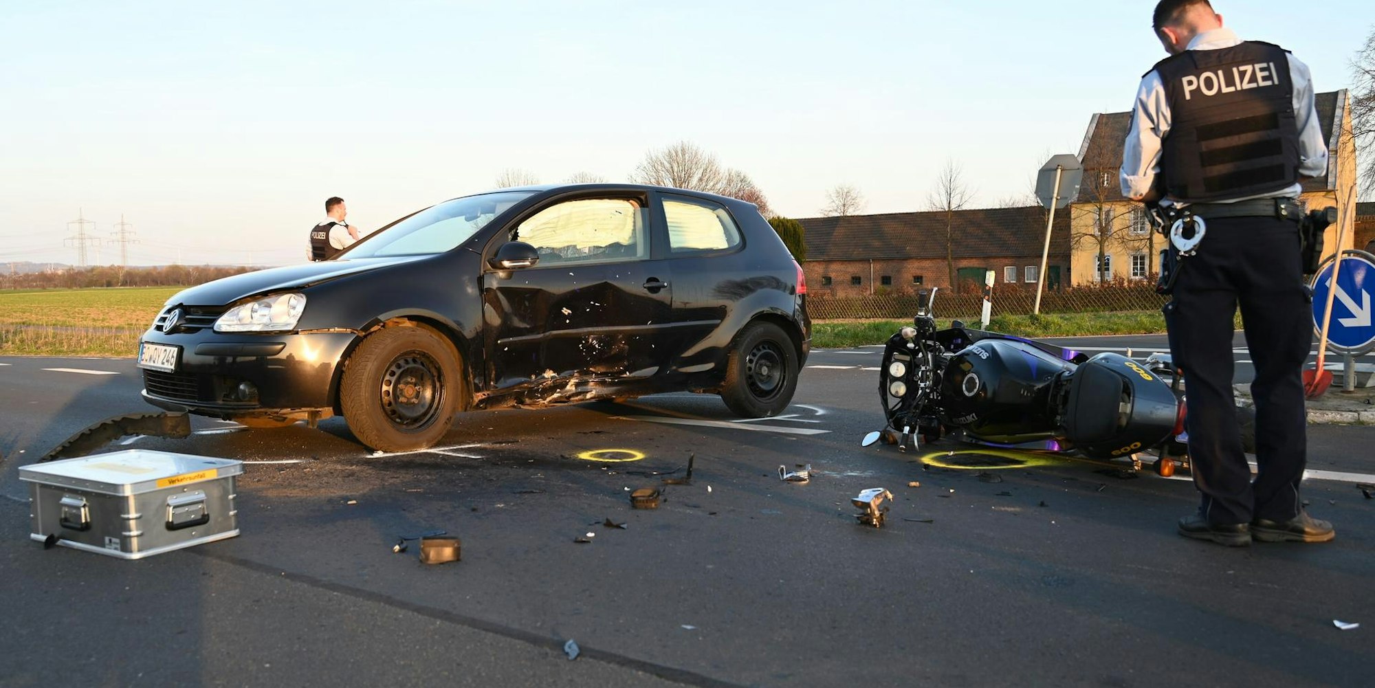 Motorrad Unfall Elsdorf 260322