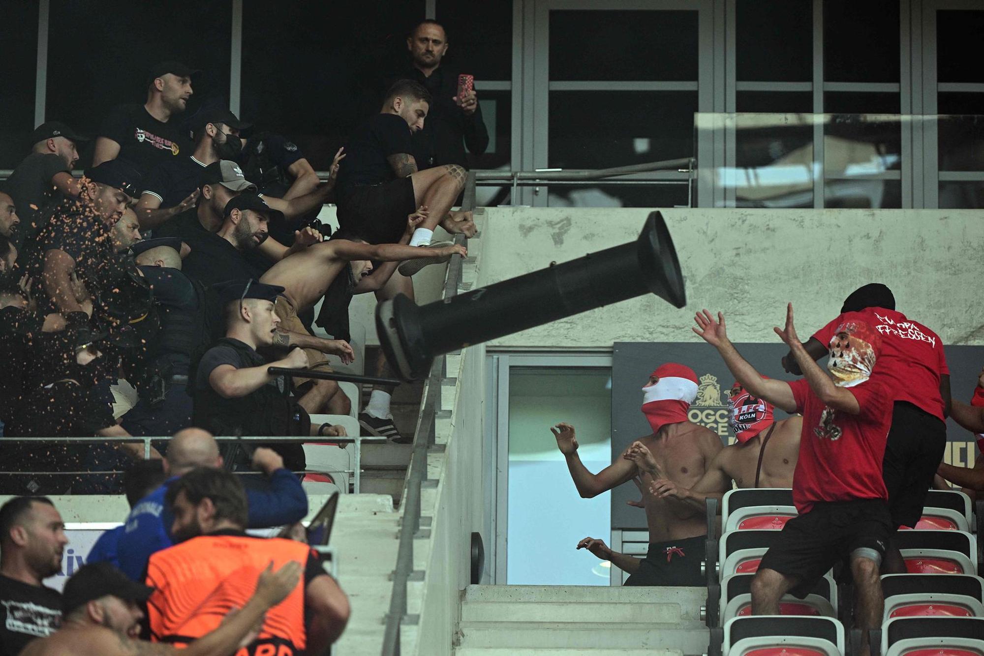FC Fans Aussschreitung