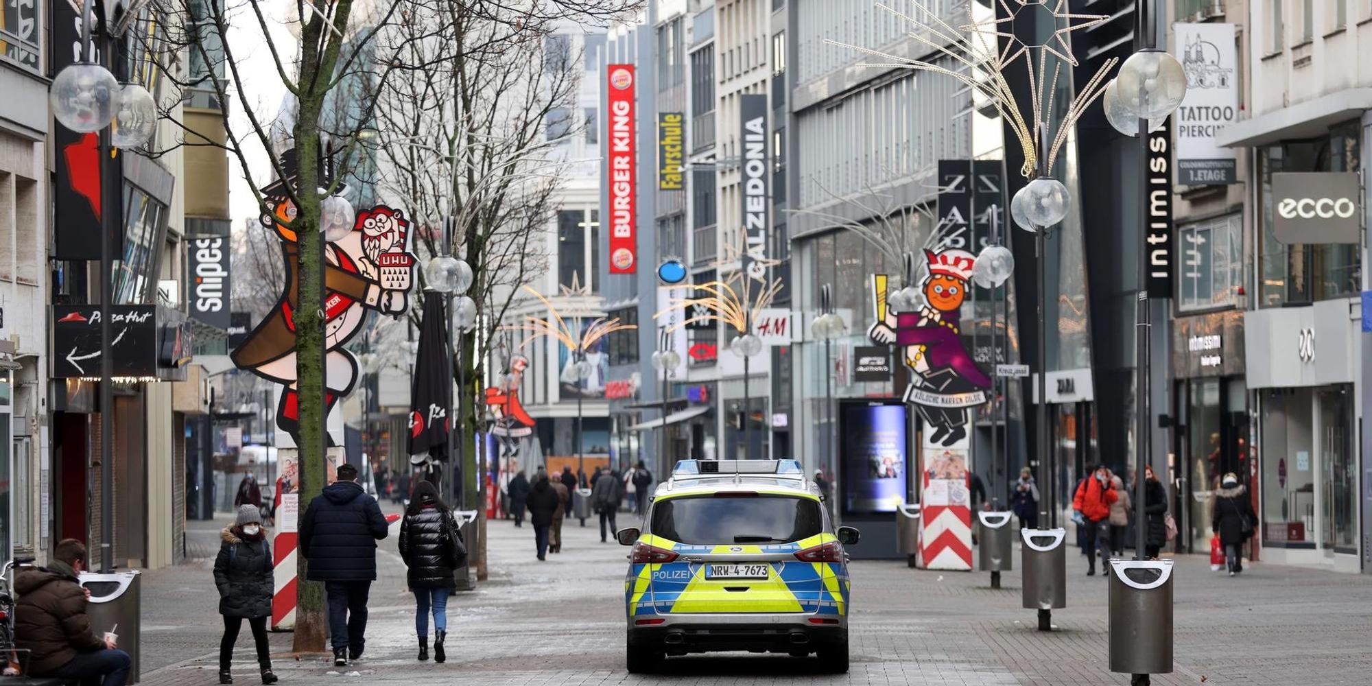 Schildergasse während des Lockdowns