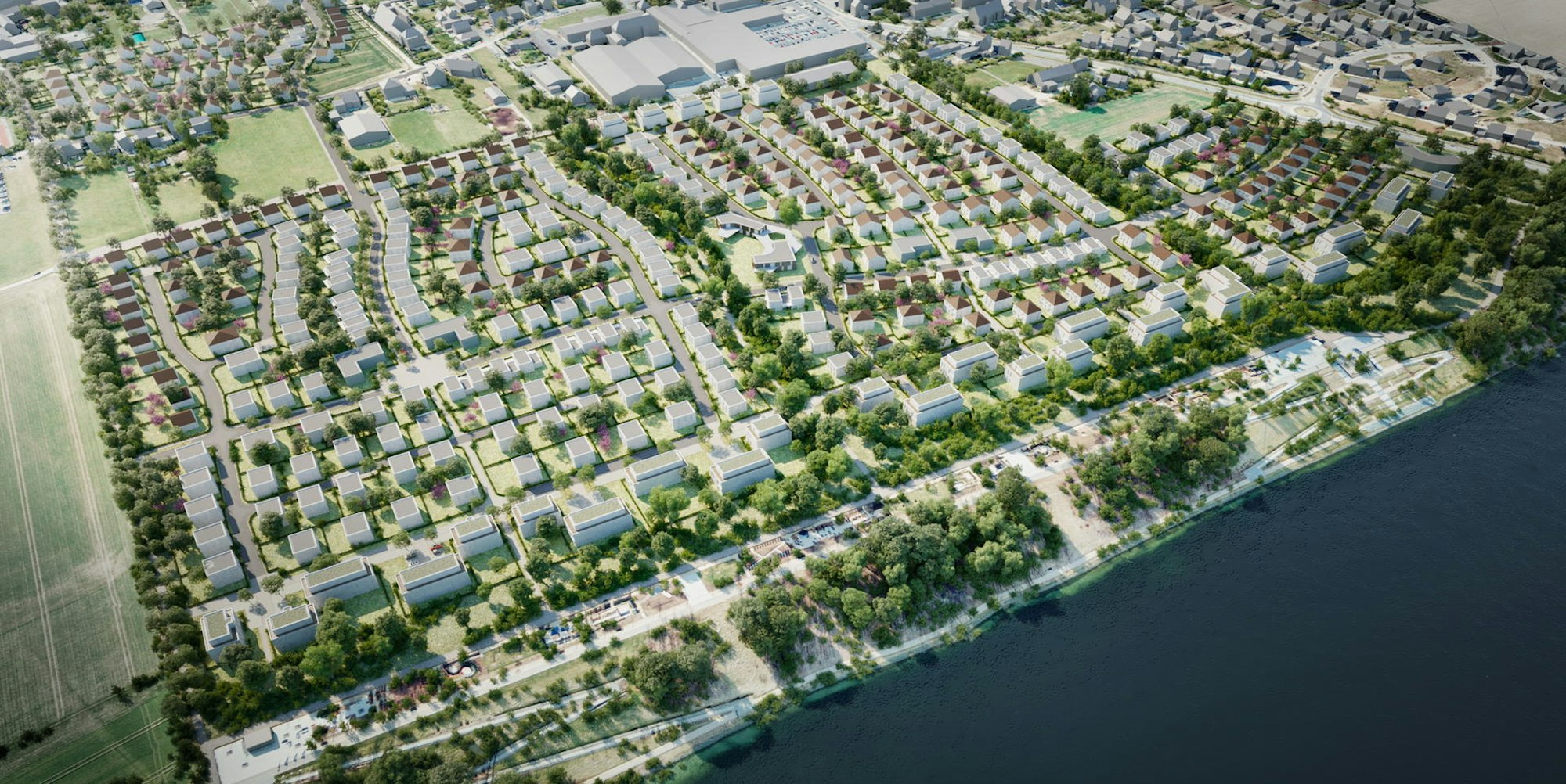 Seeterrassen Konzept Birdseye