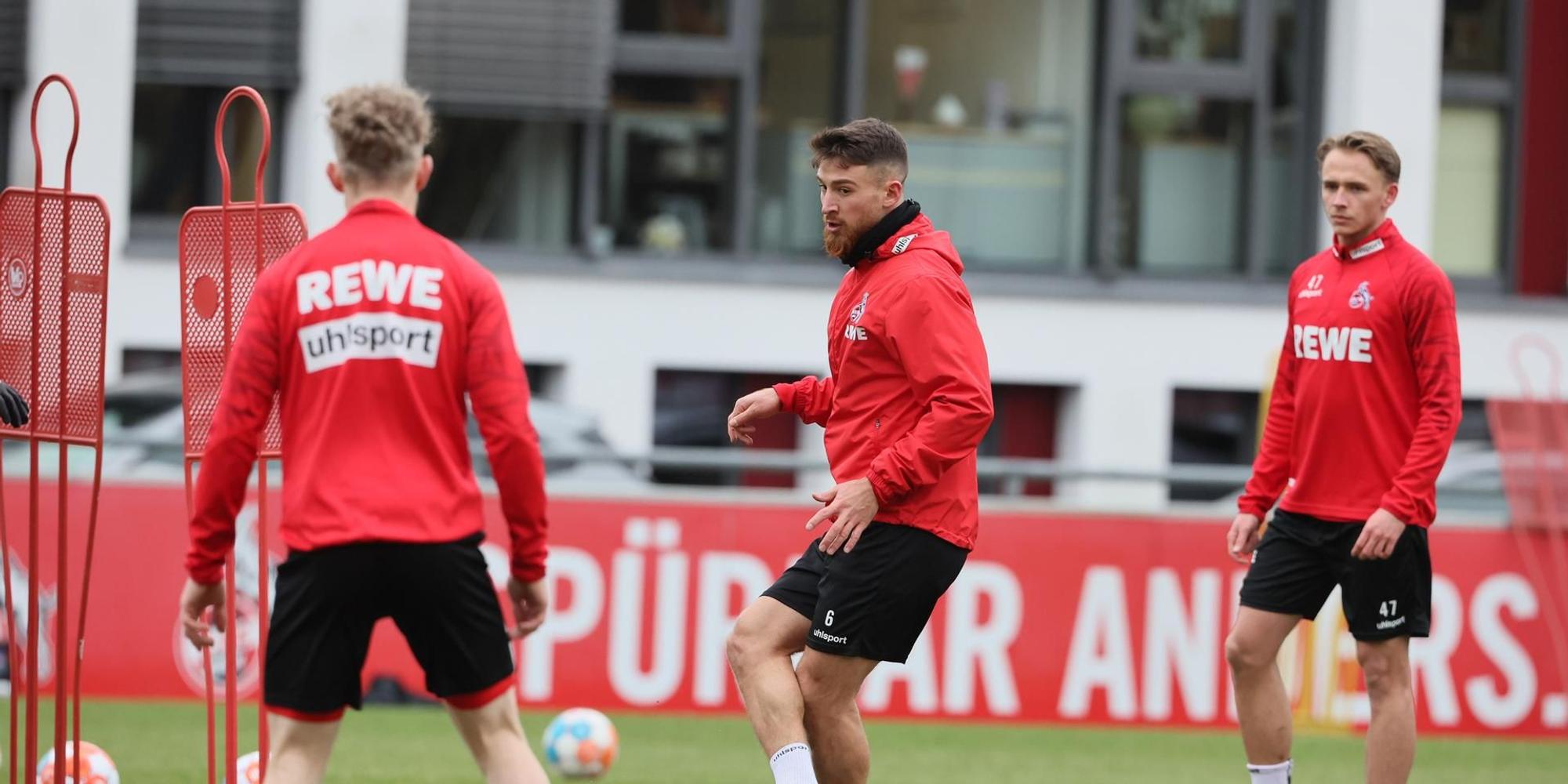 Özcan beim Training am Dienstag