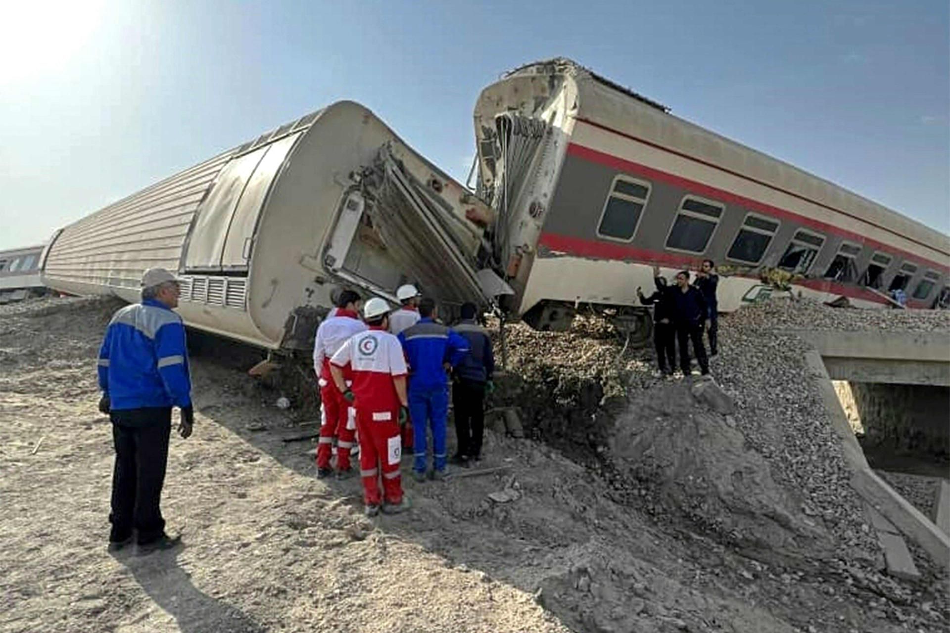 Zugunglück Iran