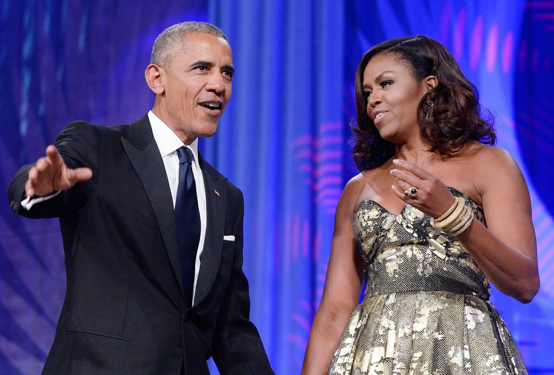 barack und Michelle Obama