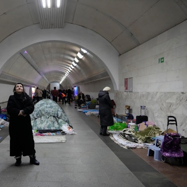 Bunker Ukraine DPA 070322