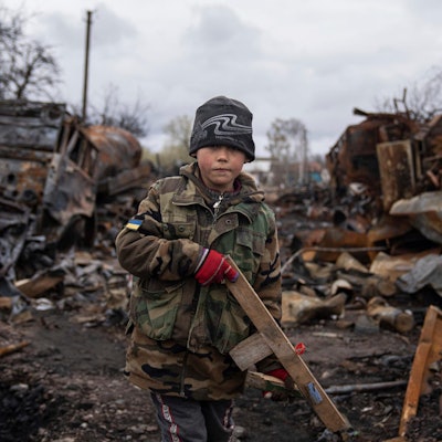 7-Jähriger im Ukraine-Krieg (1)