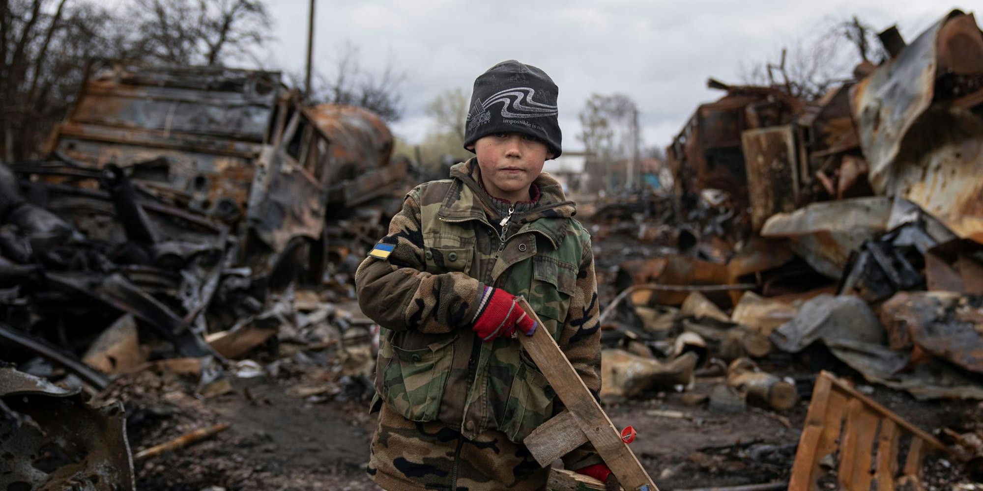 7-Jähriger im Ukraine-Krieg (1)