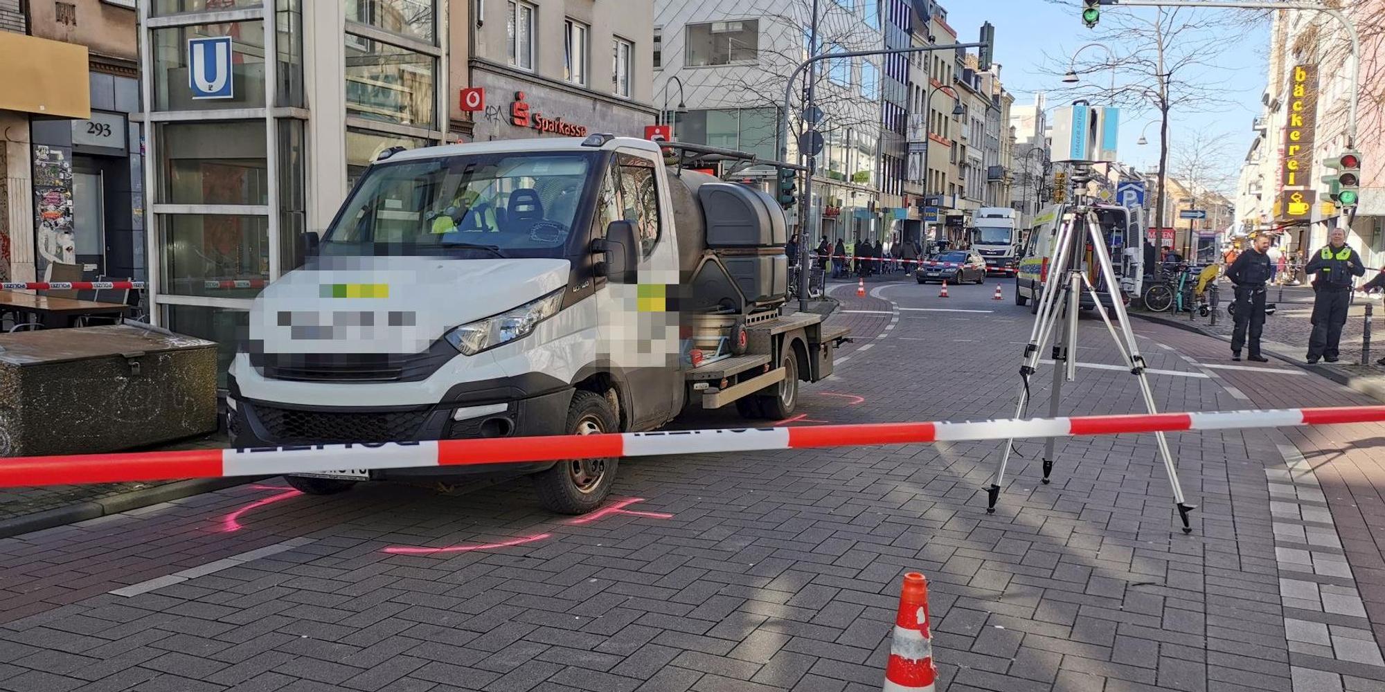 unfall venloer straße köln GEPIXELT