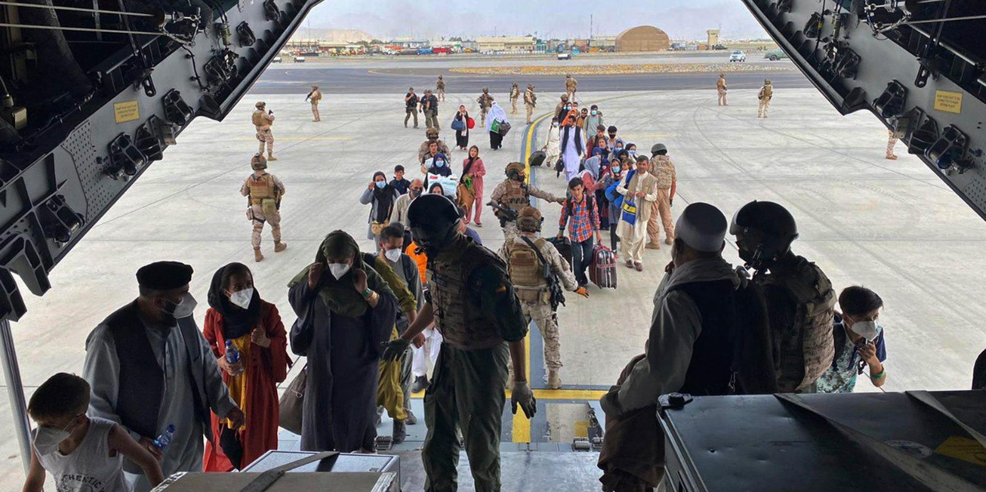 Flughafen Kabul 180821