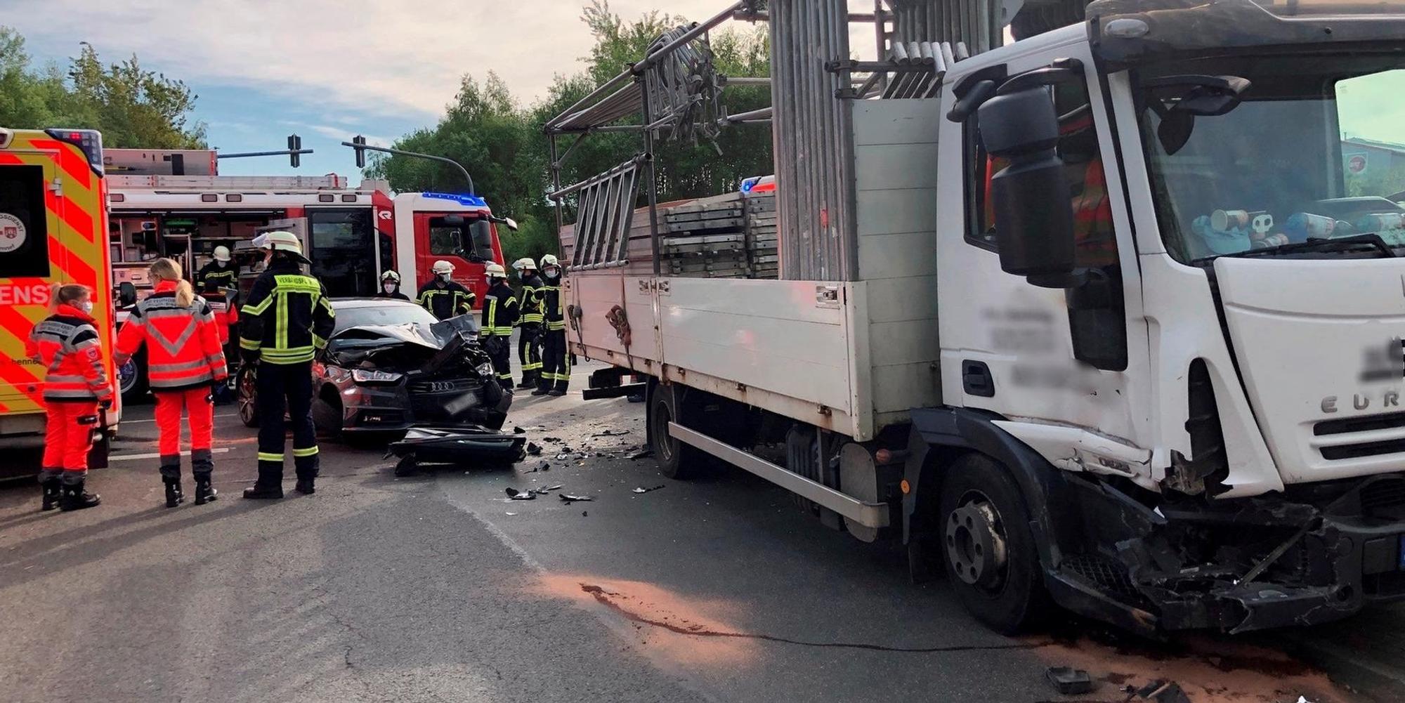 Unfall A560