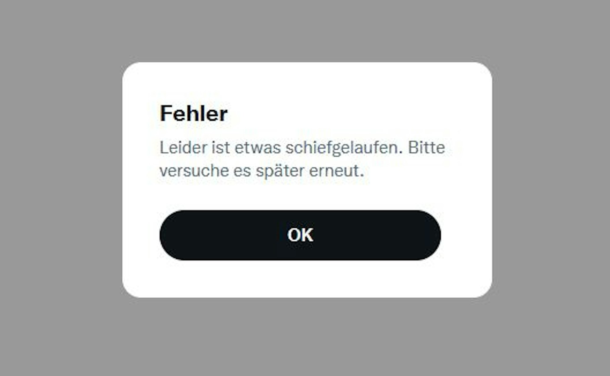 Twitter Fehlermeldung 140722
