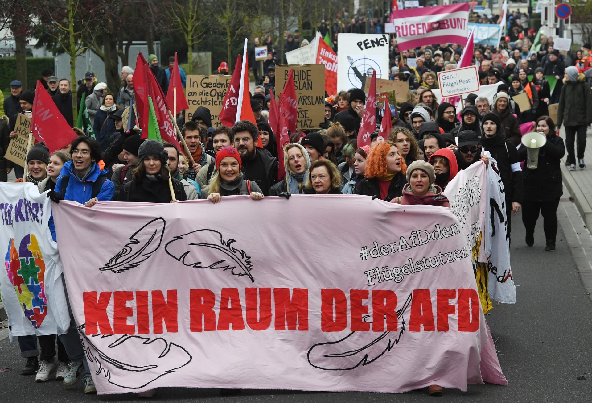 Demo Binz gegen AfD Flügel 231119