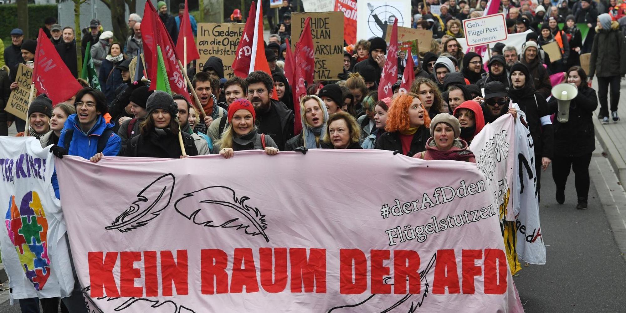 Demo Binz gegen AfD Flügel 231119