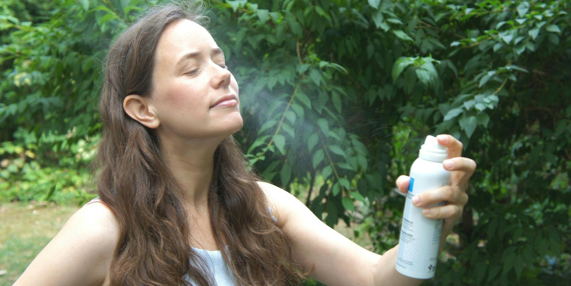 Erfrischungswasser Test Sprühen Nebel