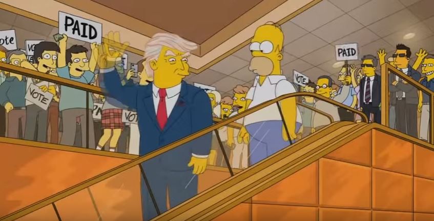 Trump simpsons